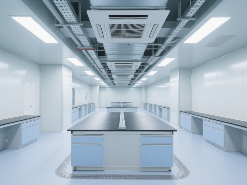 宣城2000平萬(wàn)級(jí)實(shí)驗(yàn)室凈化裝修工程